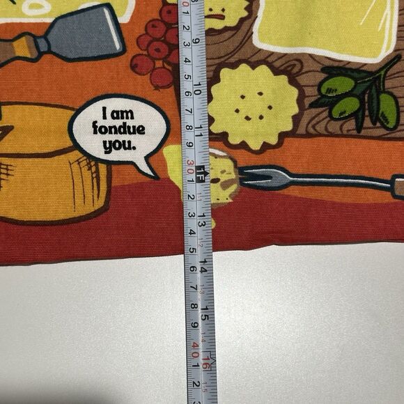 Trader Joe's Bag Tote Canvas NWT Cheese Adventures Shopping Reusable Large Cute - Picture 6 of 9